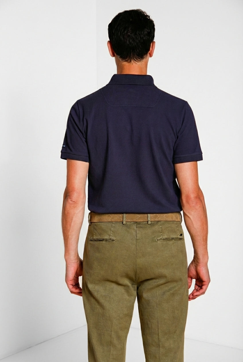 Leopardi polo homme en piqué ①