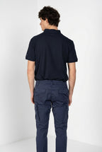 Leopardi polo uomo in piquet ①