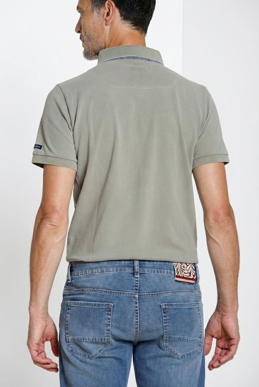 Leopardi delamere polo homme en piquet