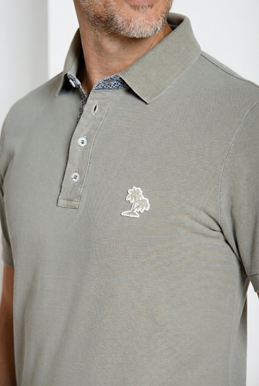 Leopardi delamere polo homme en piquet