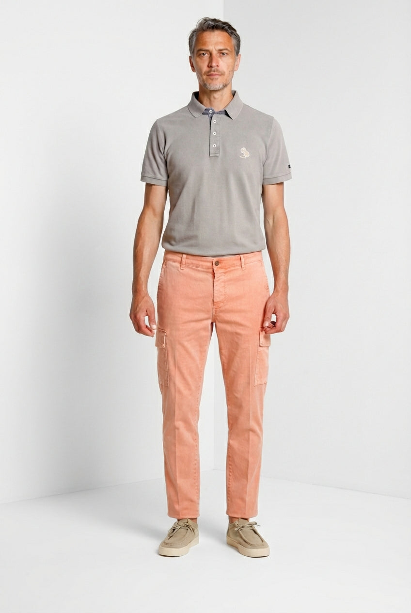 Leopardi delamere polo uomo in piquet