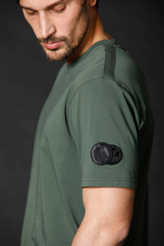 image 4 de t-shirt homme en coton avec logo édition limitée modèle tom mm en vert régulier de mason's