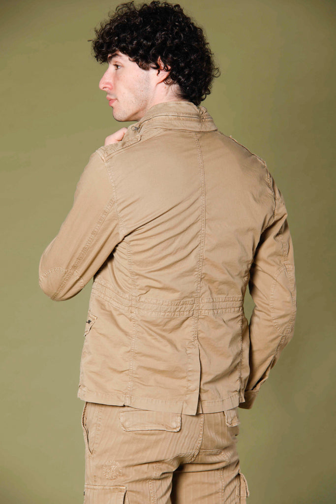 image 4 de field jacket homme en sergé de coton modèle m74 couleur kaki de mason's 