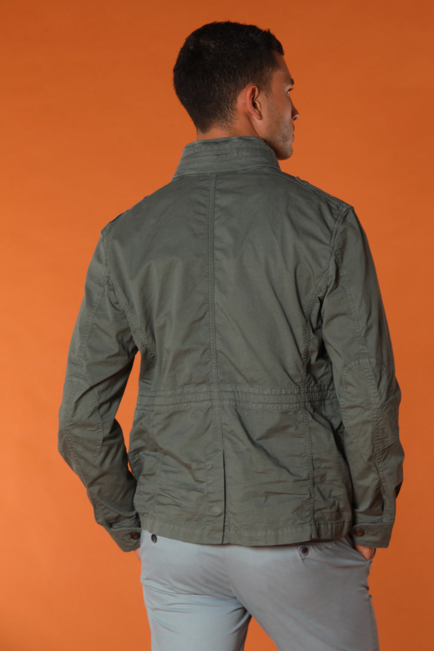 Field Jacket M74 uomo in twill di cotone pima leggero stretch ①