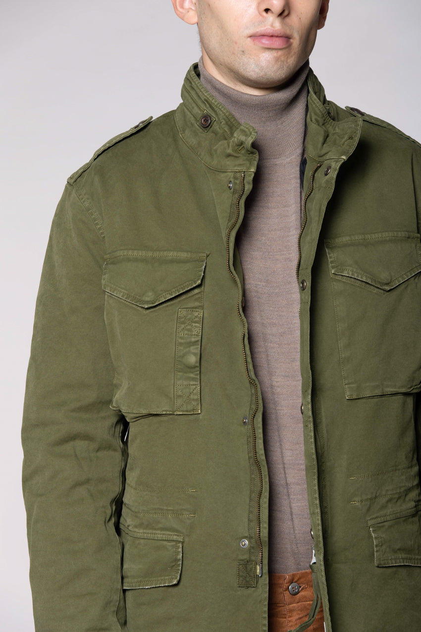 Field Jacket M74 uomo in cotone stretch
