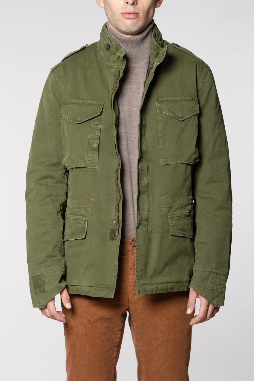 Field Jacket M74 uomo in cotone stretch