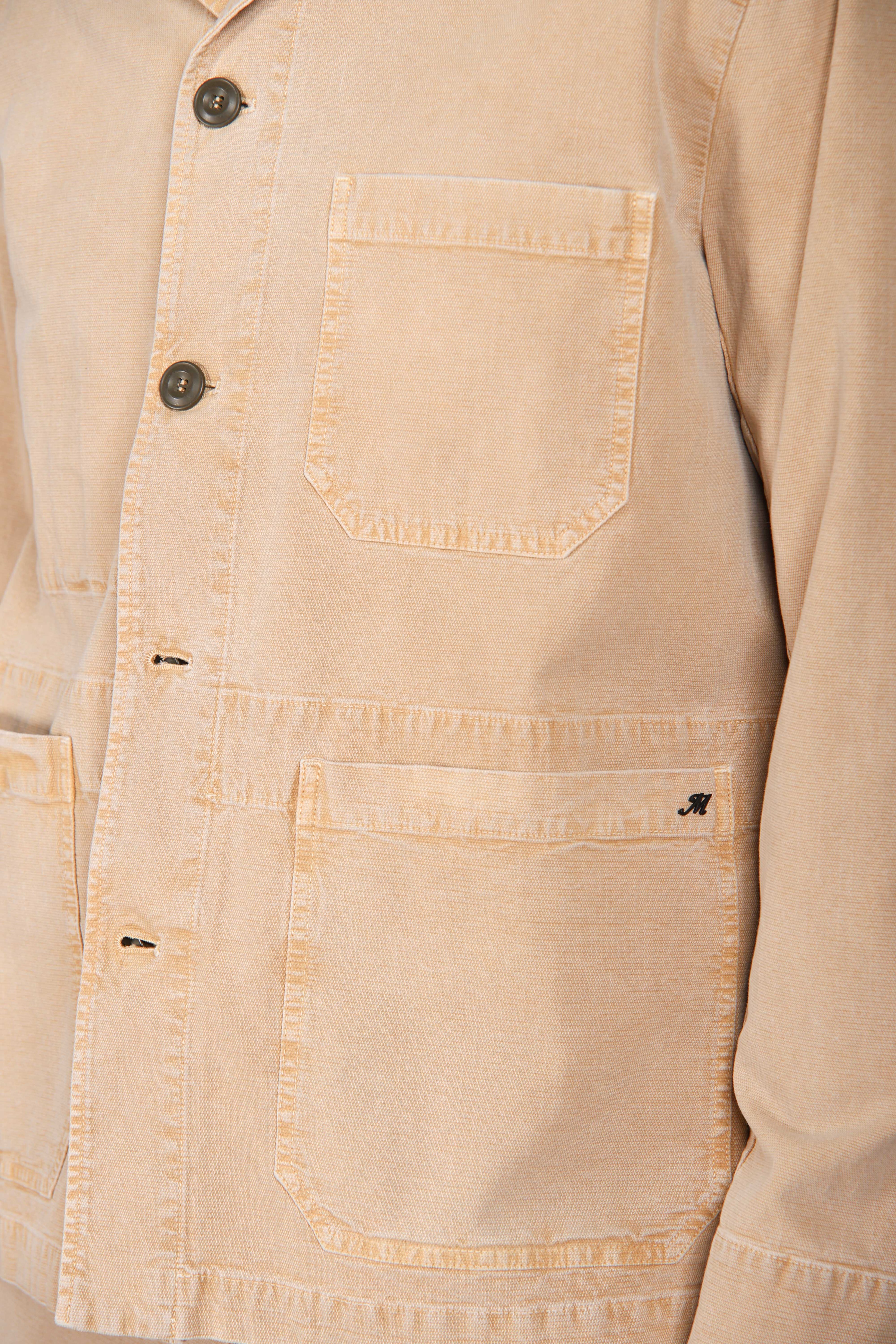 Detroit M74 Overshirt Herren aus geflammtem Panama