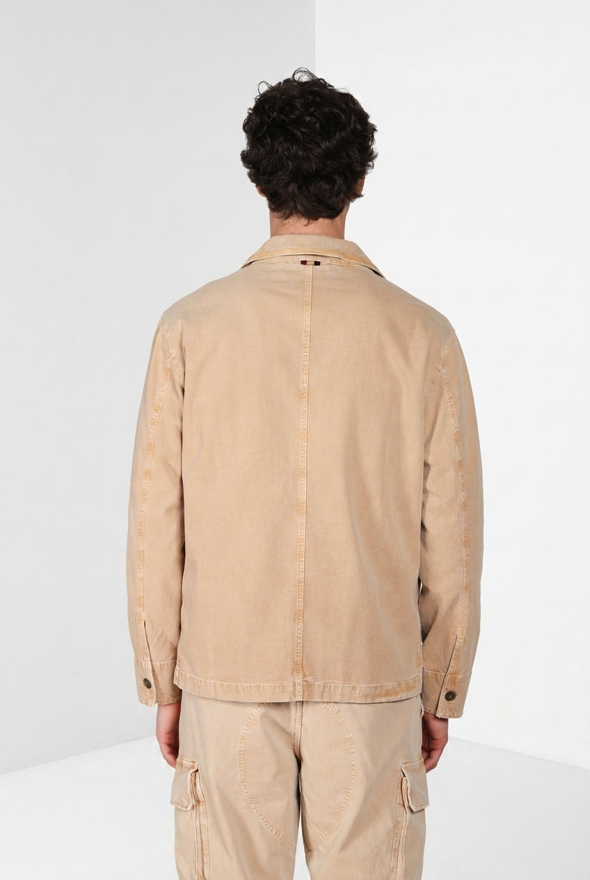 Detroit M74 surchemise homme en panama flammé