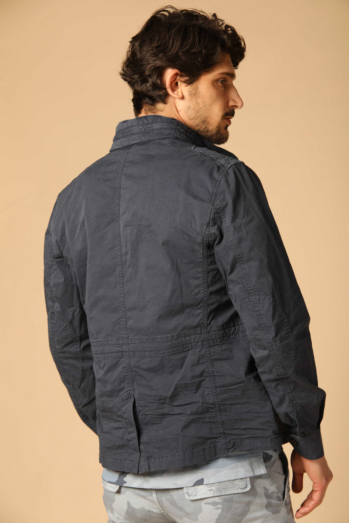 Image 5 de field jacket pour homme modèle M74 en bleu marine, coupe régulière de Mason's