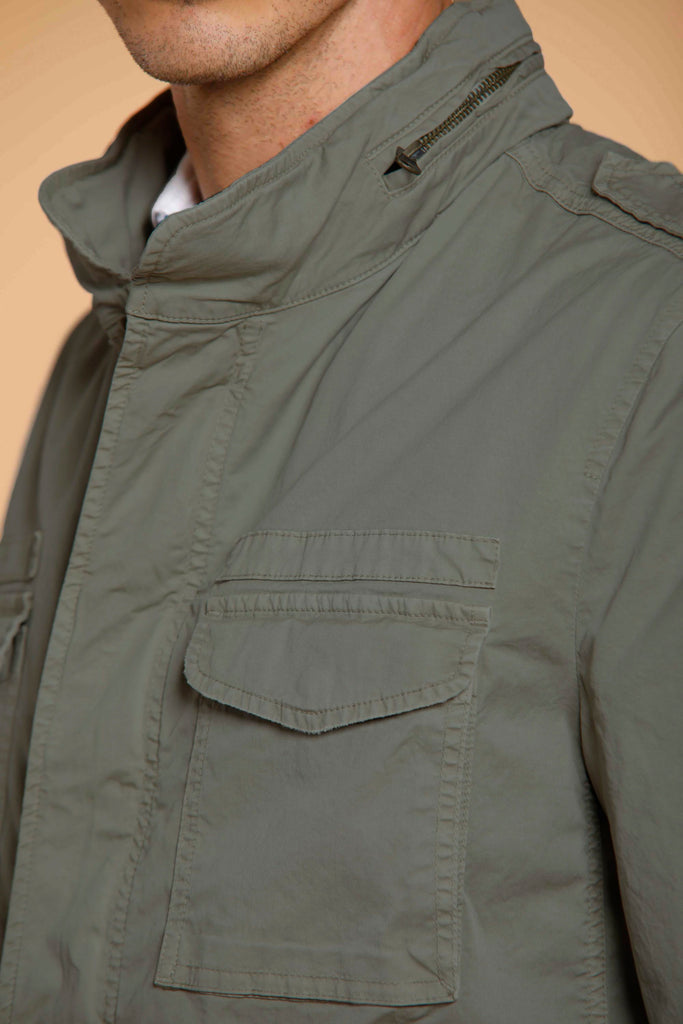 M74 Jacket field jacket homme en sergé de coton stretch régulier