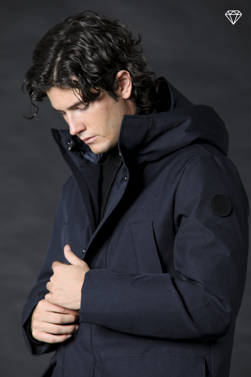 Immagine 4 di Salt Lake Parka uomo in nylon limited edition regular fit colore blu scuro di Mason's