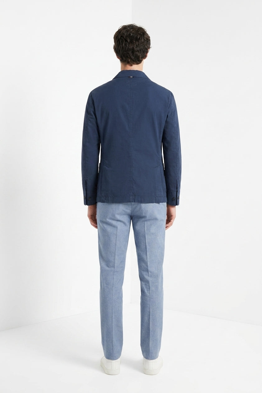 Work veste surchemise homme en toile oxford ①