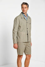 Work men's overshirt jacket in canvas oxford ①