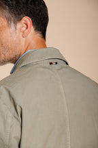 Work men's overshirt jacket in canvas oxford ①