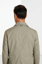 Work men's overshirt jacket in canvas oxford ①