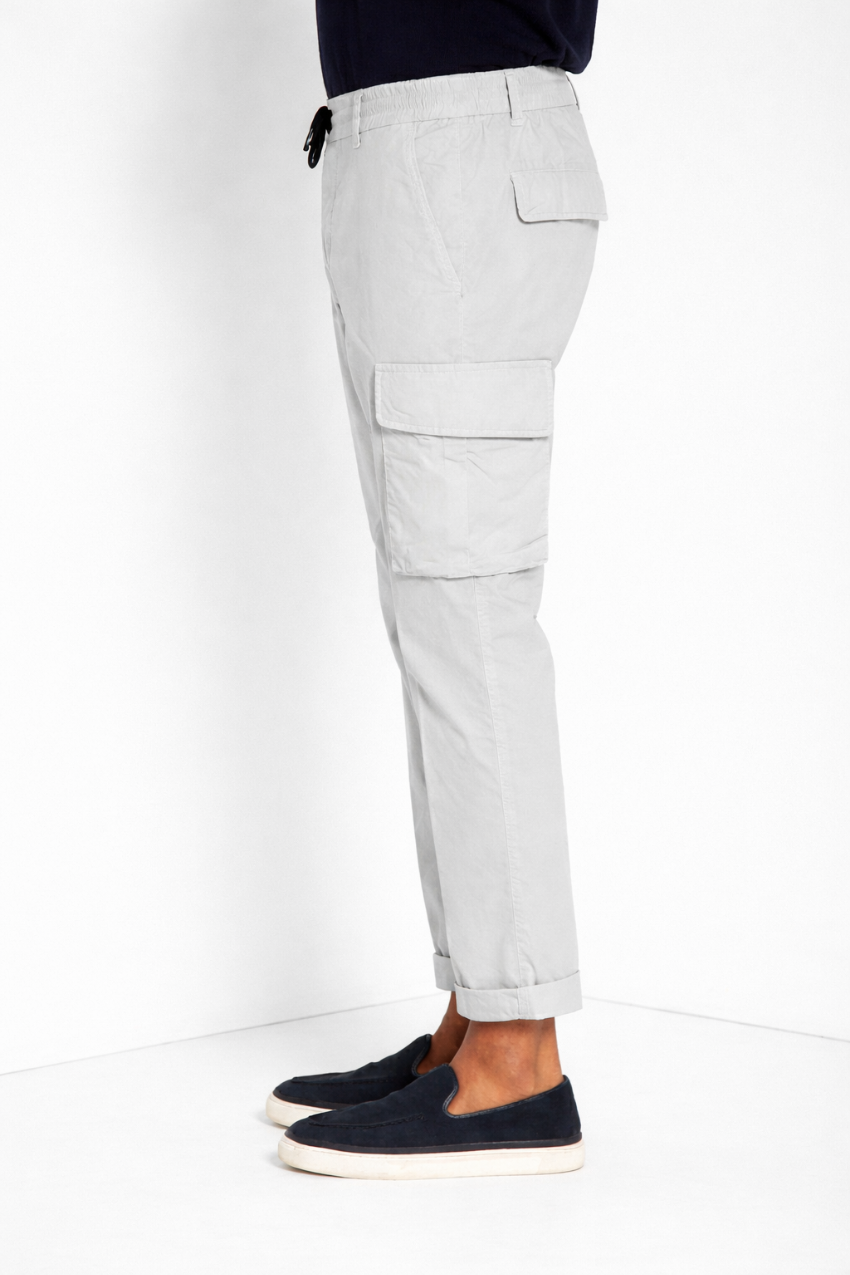 Chile Jogger Hose Cargo Herren aus Fallschirmstoff Lyocell und Baumwolle extra slim fit