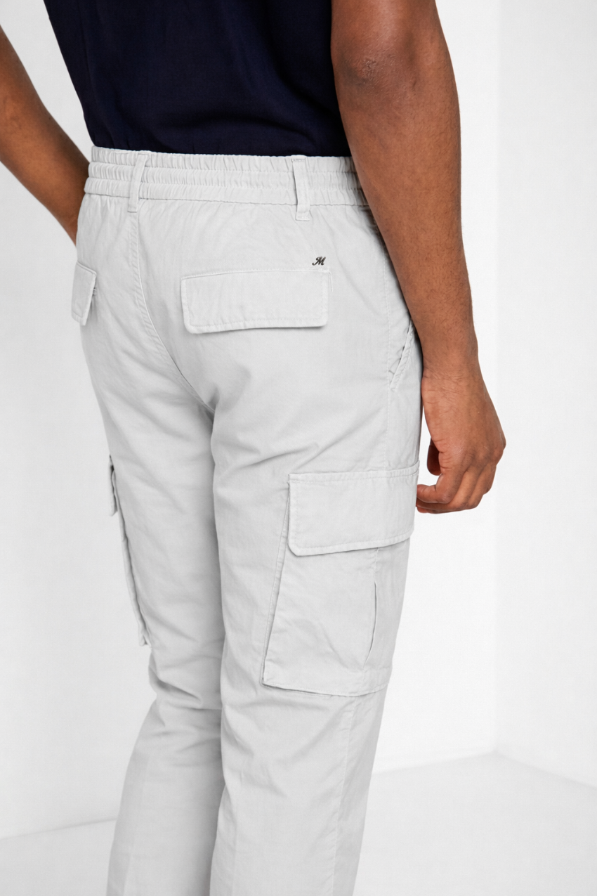Chile Jogger Hose Cargo Herren aus Fallschirmstoff Lyocell und Baumwolle extra slim fit
