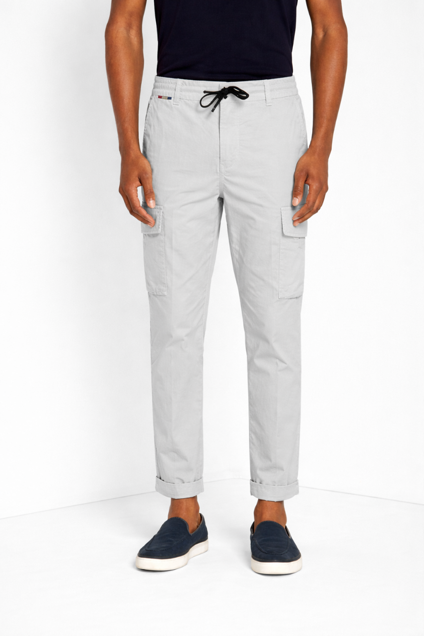 Chile Jogger Hose Cargo Herren aus Fallschirmstoff Lyocell und Baumwolle extra slim fit