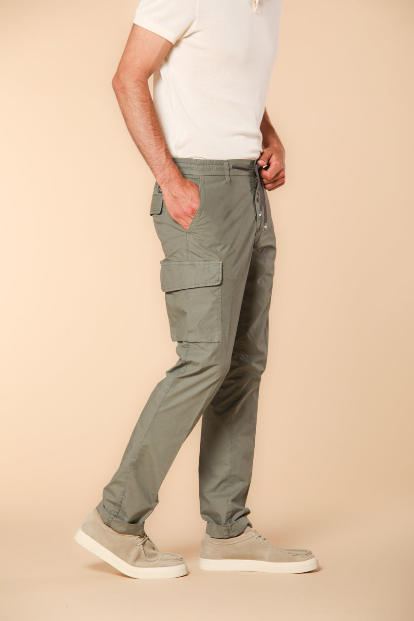 Chile Jogger Men's cargo pants in parachute fabric Extra Slim Fit