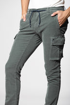 Chile Jogger men's cargo trousers in 1500-wale corduroy extra slim fit