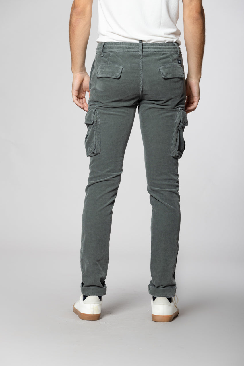 Chile Jogger men's cargo trousers in 1500-wale corduroy extra slim fit