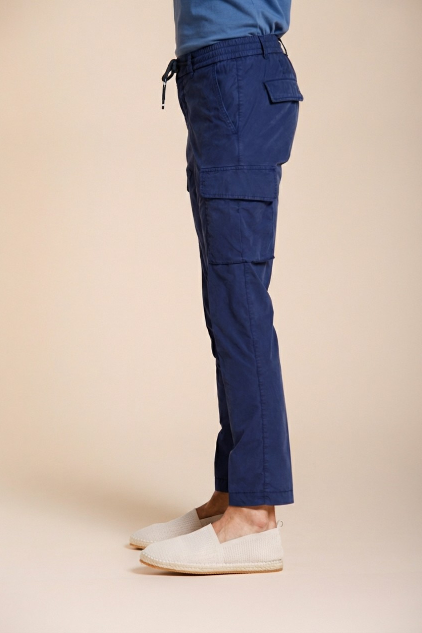 Chile Jogger pantalon cargo homme en toile parachute lyocell et coton extra slim fit