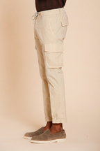 Chile Jogger pantalon cargo homme en toile parachute lyocell et coton extra slim fit