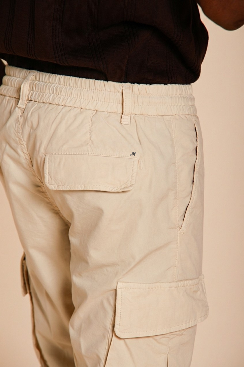 Chile Jogger pantalon cargo homme en toile parachute lyocell et coton extra slim fit