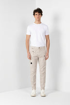 George Coolpocket pantalon cargo jogger homme en gabardine stretch Logo Edition carrot fit ①