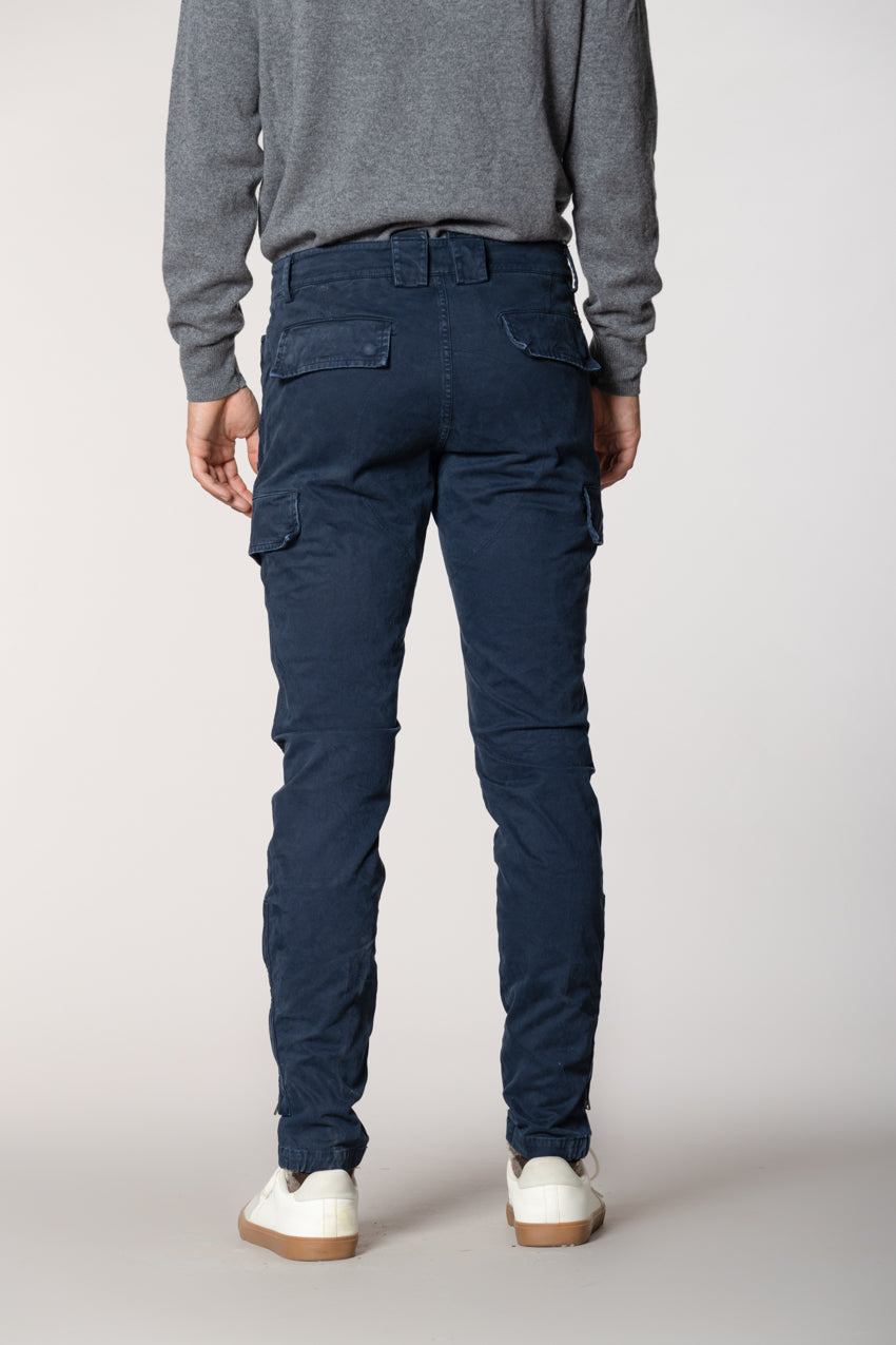 Bolivia  pantalone cargo uomo in gabardina regular fit