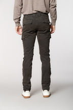 Bolivia  pantalone cargo uomo in gabardina regular fit