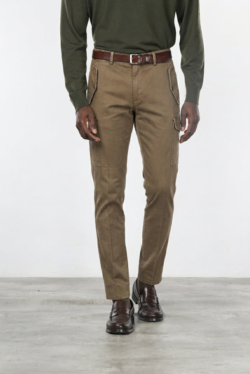 Bolivia Cargo-Hose für Herren aus Gabardine mit regular fit