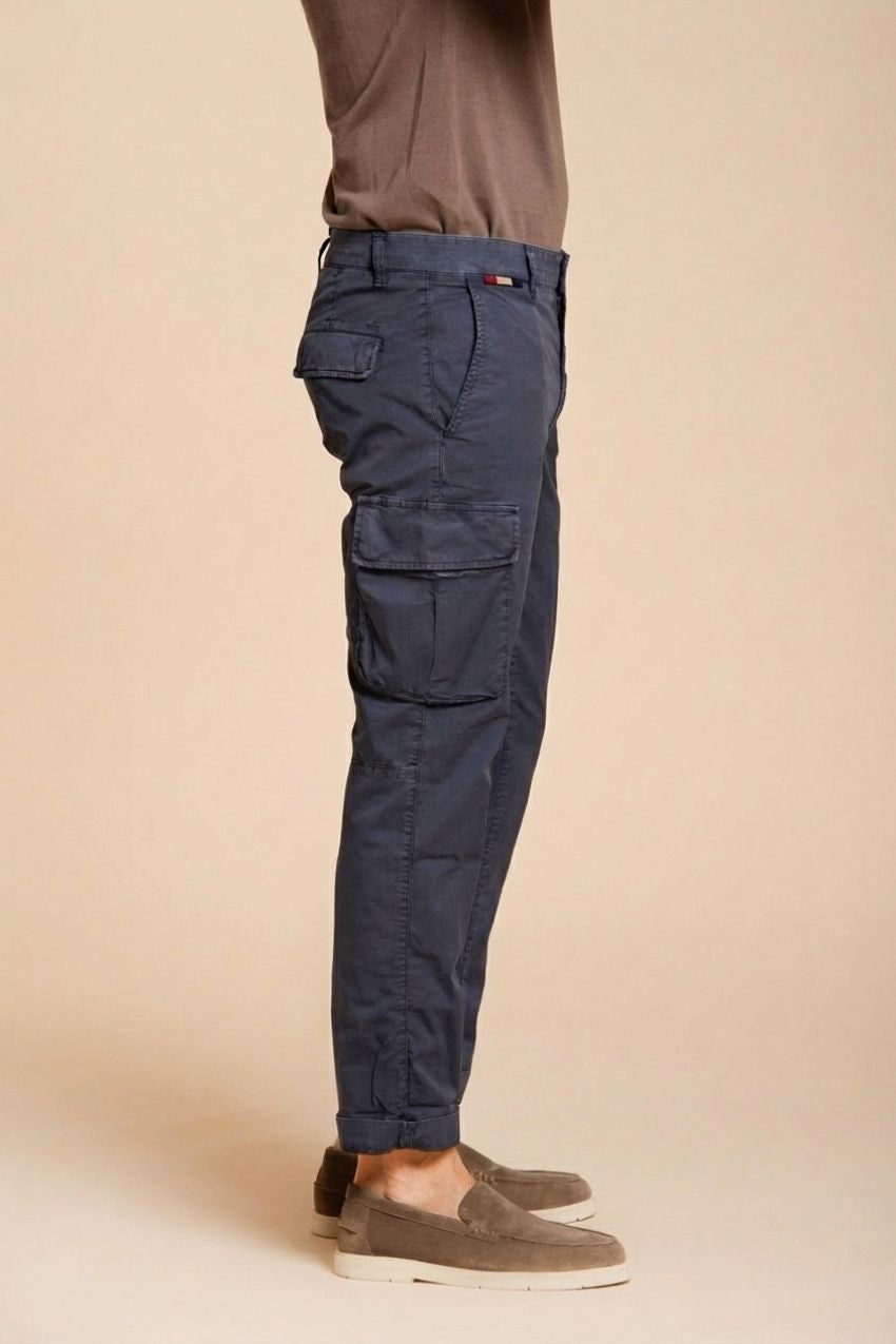Chile pantalon cargo homme en gabardine stretch regular fit
