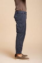 Chile pantalon cargo homme en gabardine stretch regular fit