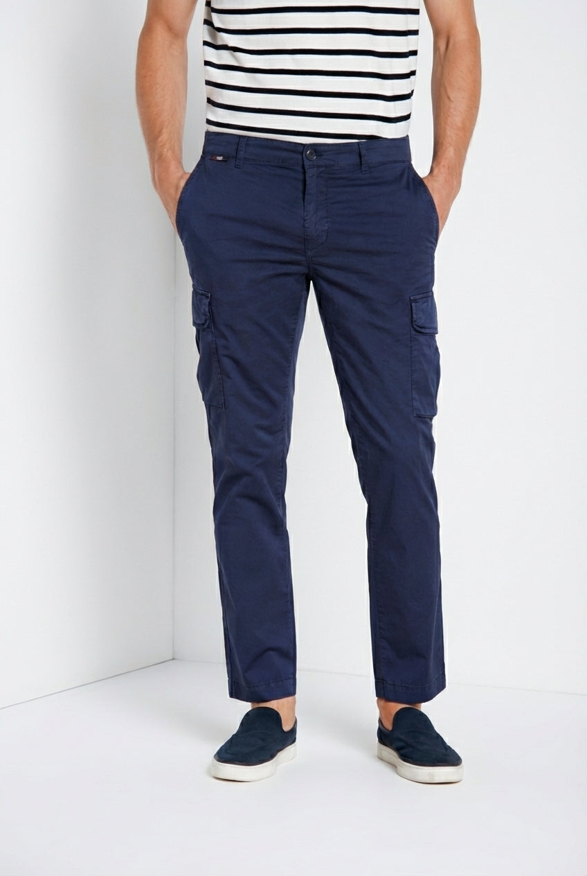 Chile men's cargo pants in stretch gabardine regular fit