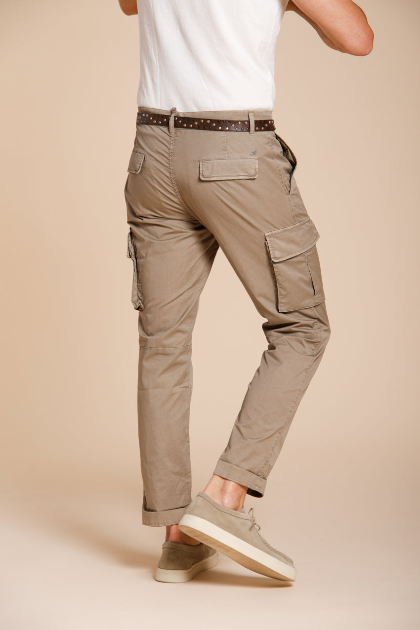 Chile men's cargo pants in stretch gabardine regular fit