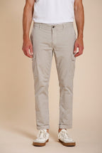 Chile men's cargo pants in stretch gabardine regular fit