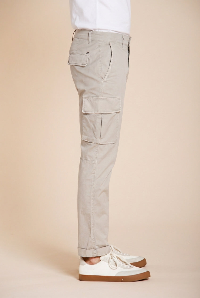 Chile men's cargo pants in stretch gabardine regular fit