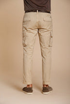 Chile pantalon cargo homme en gabardine stretch regular fit