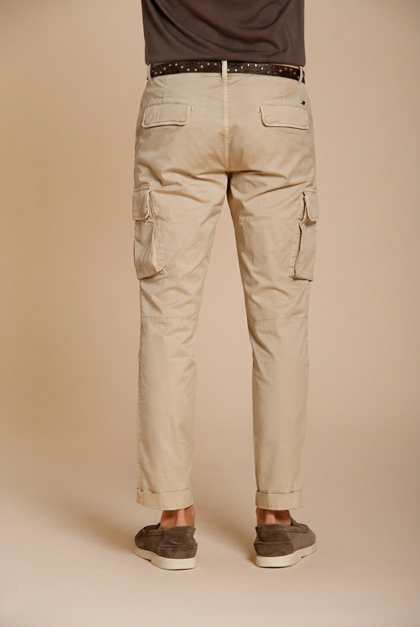Chile pantalon cargo homme en gabardine stretch regular fit