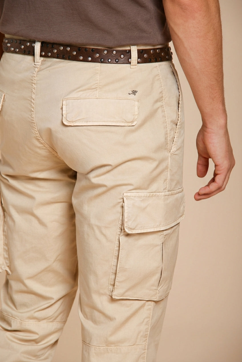 Chile pantalon cargo homme en gabardine stretch regular fit