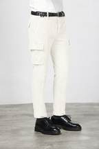 Chile men’s cargo pants in wide-wale velvet with regular fit