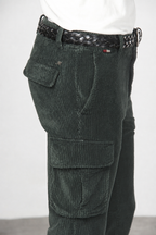 Chile men’s cargo pants in wide-wale velvet with regular fit