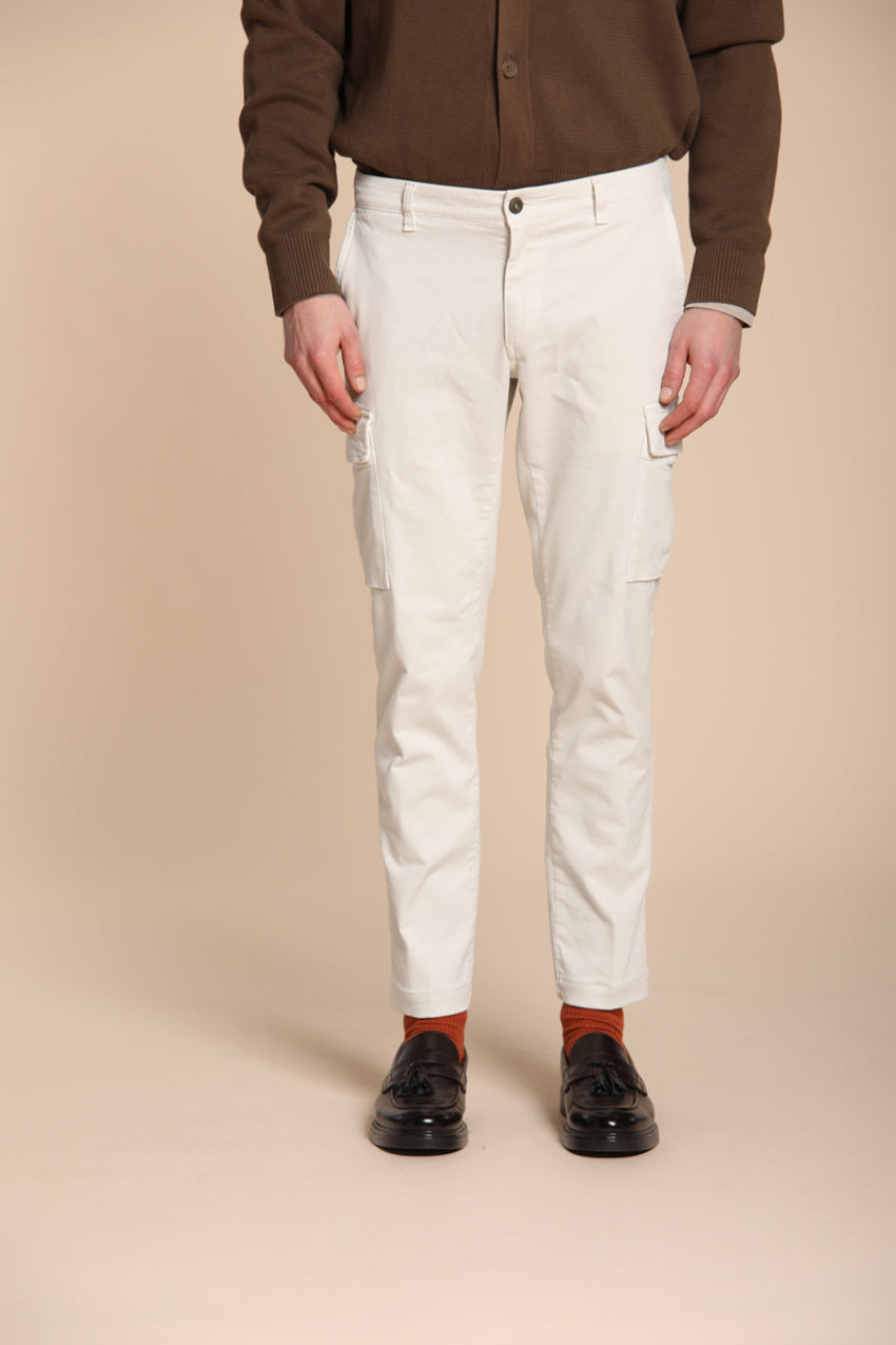 Foto 1 Chile pantalone cargo in gabardina stretch regular fit