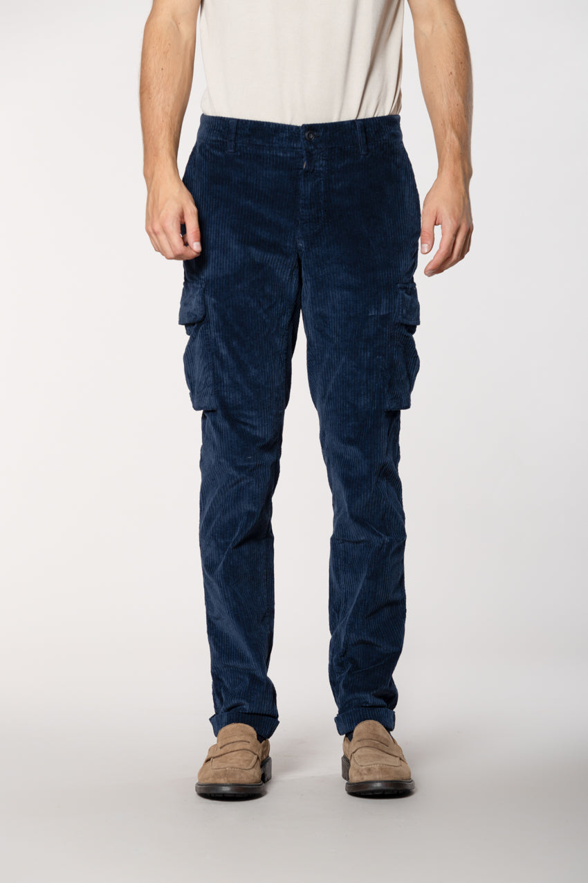 Chile pantalon cargo en velours côtelé français regular fit