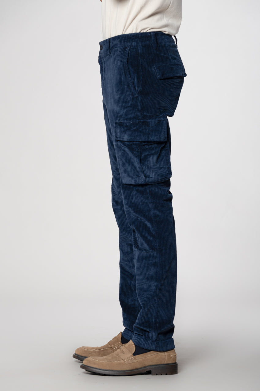 Chile pantalon cargo en velours côtelé français regular fit