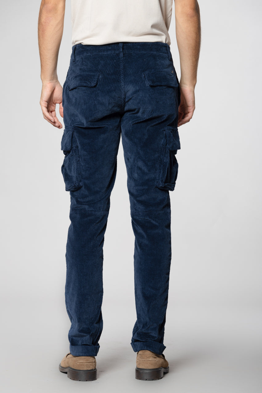 Chile pantalon cargo en velours côtelé français regular fit