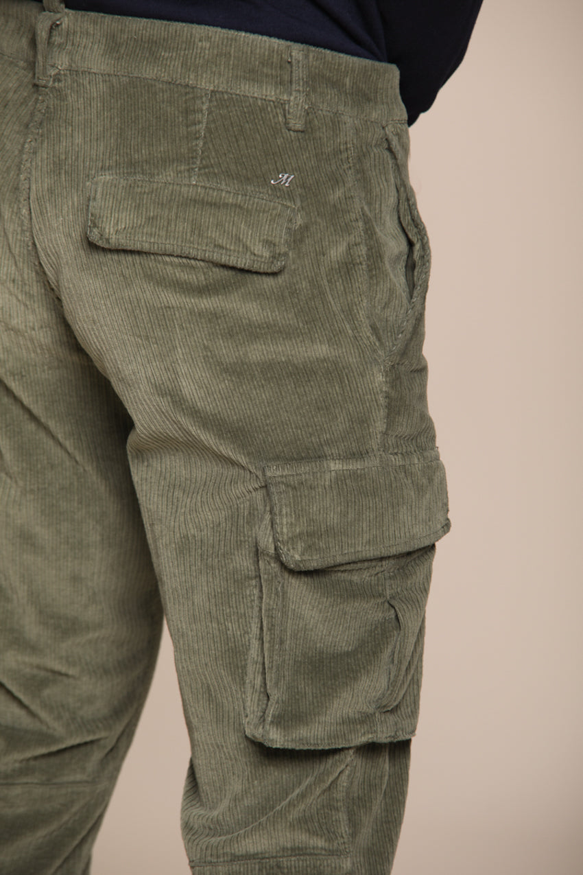 Chile pantalon cargo en velours côtelé France regular fit