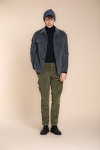 Chile pantalon cargo en velours côtelé France regular fit