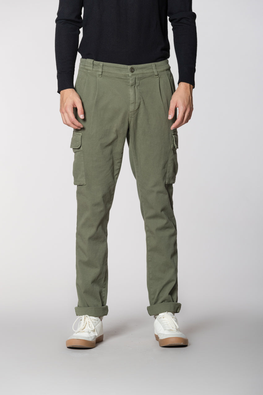 Chile 2 Pinces men’s cargo pants in wool regular fit
